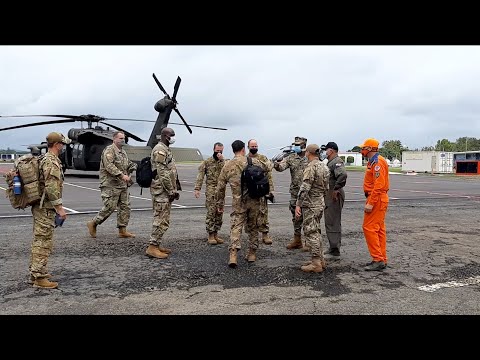 Fuerza aérea de EEUU sigue brindando apoyo a Panamá en zonas de desastre