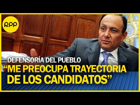 Walter Gutierrez: “he visto el cv de los dos candidatos a defensor y tengo una enorme preocupación”