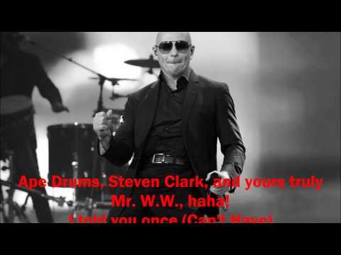 Pitbull - Can't Have (Audio) ft. Steven A. Clark, Ape Drums (Lyrics)
