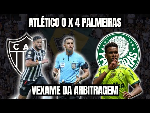 ARBITRAGEM DESASTROSA PROTAGONIZA DERROTA DO GALO PARA O PALMEIRAS! HULK E PAULINHO FORAM EXPULSOS!