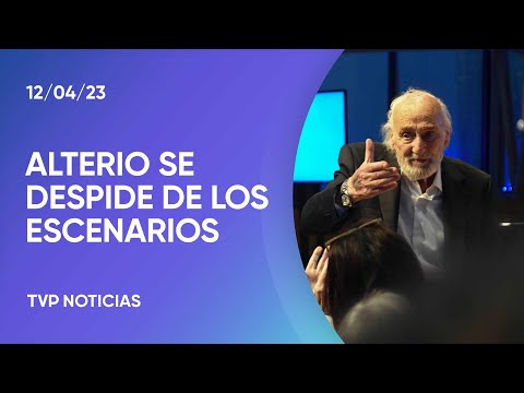 Homenajearon a Héctor Alterio en el CCK