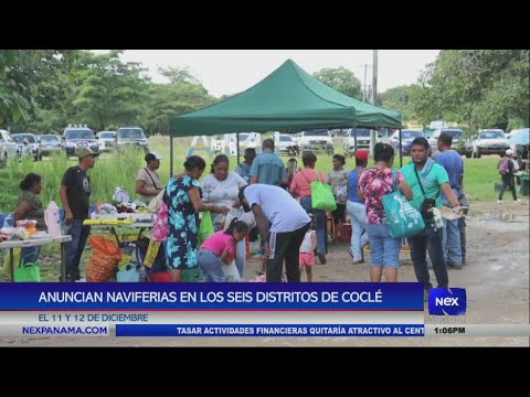 Anuncian naviferias en los seis distritos de Cocle?