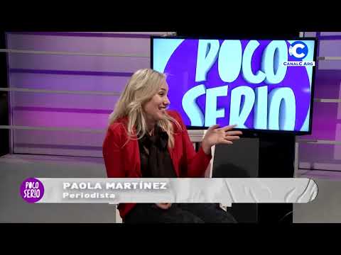 Paola Martínez, periodista en Poco serio