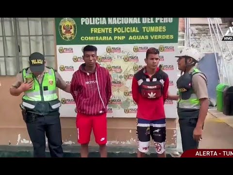 Tumbes: Detienen a dos venezolanos que habían raptado a joven para ser llevada a Colombia