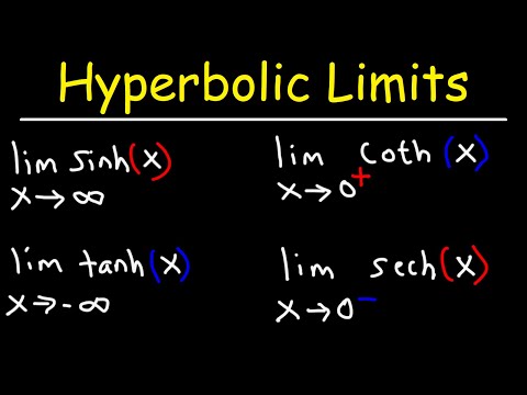 Limits of Hyperbolic Functions