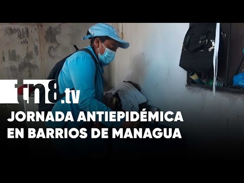 Realizan jornada antiepidémica en el barrio La Esperanza en Managua - Nicaragua
