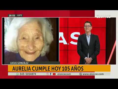 Aurelia cumple hoy 105 años