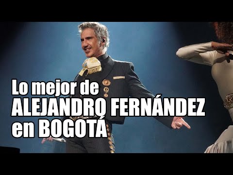 Alejandro Fernández en Bogotá: Lo mejor de su presentación en la capital | Pulzo