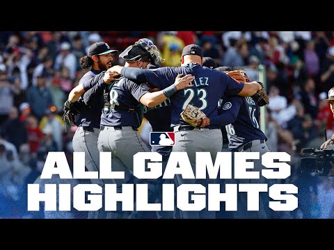Highlights from ALL games on 4/24! (Mariners stay hot, Bobby Witt Jr. extends hitting streak & more)