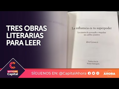 Capital trae tres libros recomendados, para lectores de todas las edades