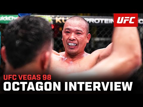 JunYong Park Octagon Interview | UFC Vegas 98