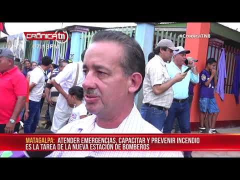 Rancho Grande, Matagalpa, estrena estación de bomberos - Nicaragua