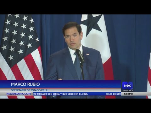 Marco Rubio estuvo presente en acto de deportacio?n de migrantes irregulares en Panama?