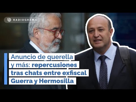 Anuncio de querella y más: repercusiones tras chats entre exfiscal Guerra y Hermosilla