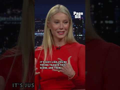 Gwyneth Paltrow talks about her kiss with Timothée Chalamet #shorts