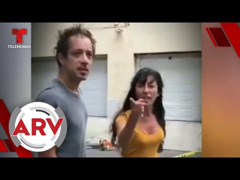 Una pareja argentina insulta a una vecina mexicana y lo captan en video | Al Rojo Vivo | Telemundo