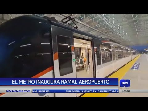 El Metro de Panamá inaugura ramal Aeropuerto de Tocumen