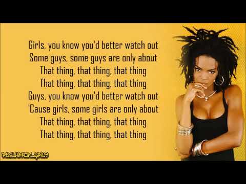 Lauryn Hill - Doo Wop (That Thing) [Lyrics]