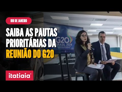 BRASIL RECEBE MINISTROS DO G20 NO RIO DE JANEIRO HOJE! SAIBA O QUE ESTÁ EM PAUTA