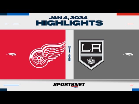 NHL Highlights | Red Wings vs. Kings - January 4, 2023