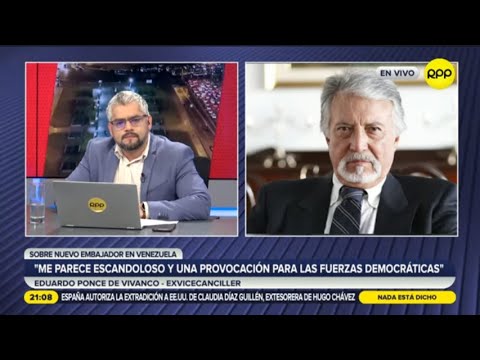 Richard Rojas como embajador de Perú en Venezuela: “es escandaloso y una provocación”
