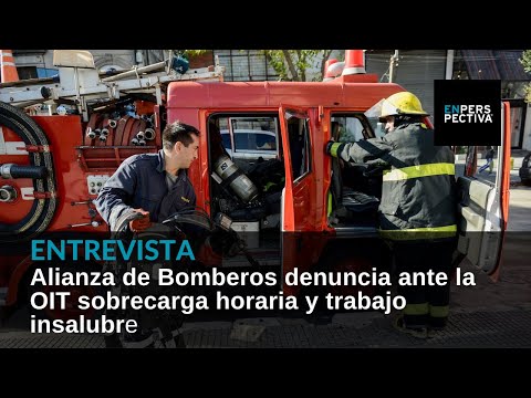 Bomberos denuncia ante la OIT sobrecarga horaria y trabajo insalubre: Con el vocero Rodrigo Gómez
