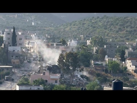 Cisjordanie: fumée et coups de feu lors d'un raid des forces israéliennes | AFP Images