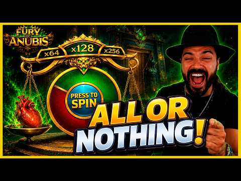 GOING ALL OR NOTHING ON PRAGMATICS NEW GAME... FURY OF ANUBIS!