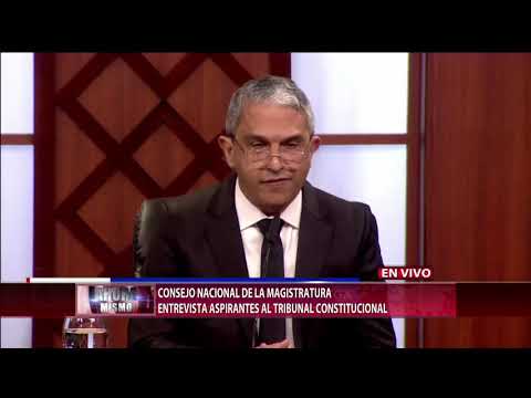 CNM entrevista al aspirante a miembro del Tribunal Constitucional, Manuel Ulises Arturo Bonelly Vega