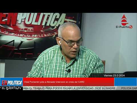 Vidal Pontentini pide a Abinader intervenir en crisis del CARD