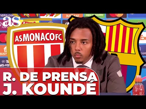 KOUNDÉ, RUEDA DE PRENSA completa hoy previa al AS MÓNACO vs FC BARCELONA | CHAMPIONS