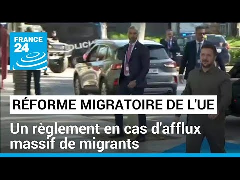 Réforme migratoire de l'UE : un règlement en cas d'afflux massif de migrants • FRANCE 24