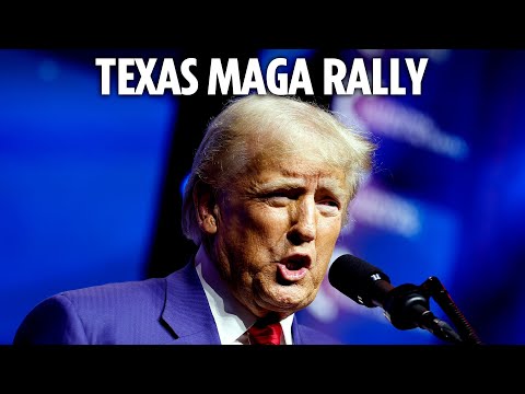 LIVE: Donald Trump hosts MAGA rally in Texas as election closes in