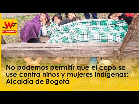 No podemos permitir que el cepo se use contra niños y mujeres indígenas: Alcaldía de Bogotá