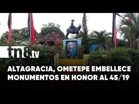 Inauguran obras de remozamiento en saludo al 45/19 en la Isla de Ometepe