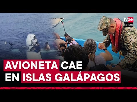 Ecuador: avioneta con nueve personas cae en Islas Galápagos sin dejar víctimas