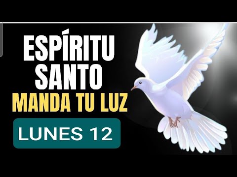 ORACIÓN AL ESPÍRITU SANTO.  LUNES 12 DE AGOSTO DE 2024.