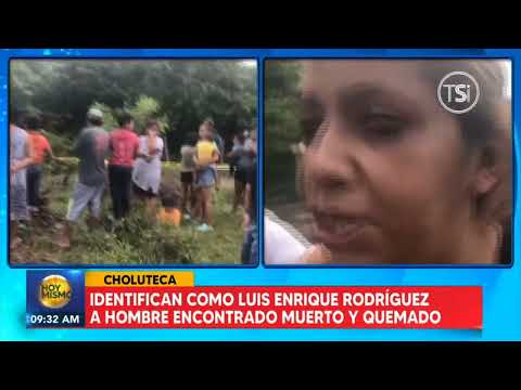 Identifican como Luis Enrique Rodríguez a hombre encontrado muerto y quemado