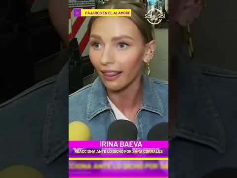 Irina Baeva RESPONDE supuesto coqueteo de Gabriel Soto con Sara Corrales | #shorts