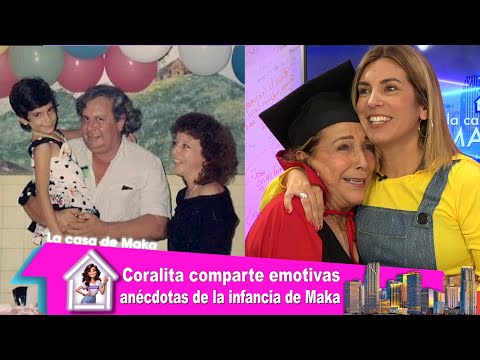 Coralita Veloz comparte emotivas anécdotas de la infancia de Maka en la celebración de su cumpleaños