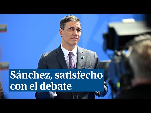 Sánchez, satisfecho con el debate tras la montaña de mentiras de Feijóo