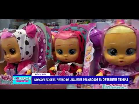 INDECOPI exige el retiro juguetes peligrosos en diferentes tiendas