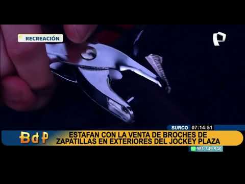 La nueva modalidad de estafadores que vende broches de zapatillas en los exteriores del Jockey