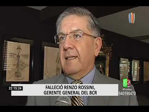 Renzo Rossini Miñán: gerente general del BCR falleció hoy a los 60 años