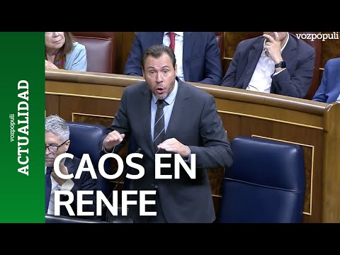 Discusión entre el PP y Óscar Puente por las averías de Renfe