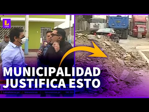 Carmen de la Legua: Municipalidad deja desmonte como barricada para evitar que vecinos pasen