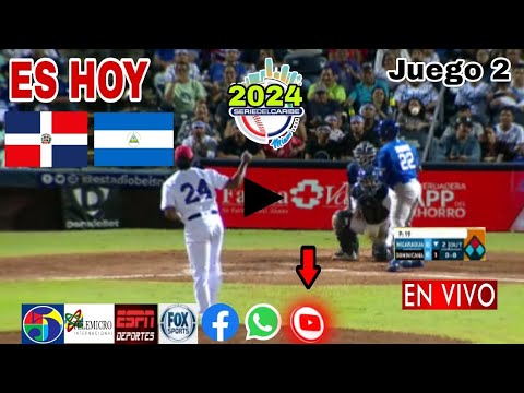 República Dominicana vs. Nicaragua en vivo, donde ver, a que hora juega Dominicana vs Nicaragua 2024