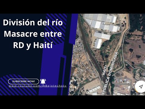 División del río Masacre entre República Dominicana y Haití