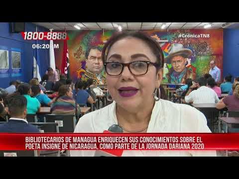 Bibliotecarios de Managua enriquecen conocimientos sobre Rubén Darío – Nicaragua