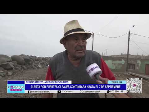 Trujillo: alerta por fuertes oleajes continuará hasta el 7 de septiembre